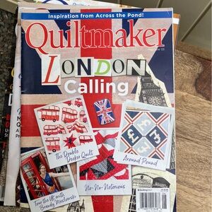 Quiltmaker, McCall's Quilting magazine bundle 2023 London Double Decker Bus